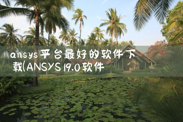 ansys平台最好的软件下载|糖心Vlog